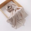 Hot Selling Shimmer Shawl Pleated Glitter Chiffon Shawl Giselle Lightweight Flowy Plain Hijab Scars