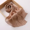 Hot Selling Shimmer Shawl Pleated Glitter Chiffon Shawl Giselle Lightweight Flowy Plain Hijab Scars