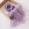 Hot Selling Shimmer Shawl Pleated Glitter Chiffon Shawl Giselle Lightweight Flowy Plain Hijab Scars