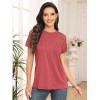 Womens Tshirts Trendy Fashion Tops Lace Short Sleeve Business Tee Shirts Casual Knitted Blouses Summer Outfits 2024