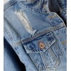 Womens Denim Jackets Distressed Ripped Long Sleeve Jean Jacket Coats