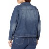 Women's Size Dark Plus Denim Jacket