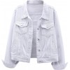 Women's Classic Jean Jacket Coat Denim Jackets Outwear